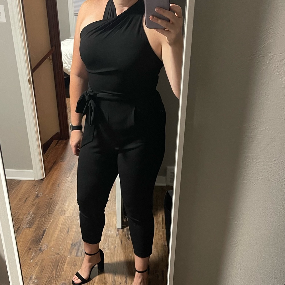NWT Rachel Roy Harland Black Jumpsuit